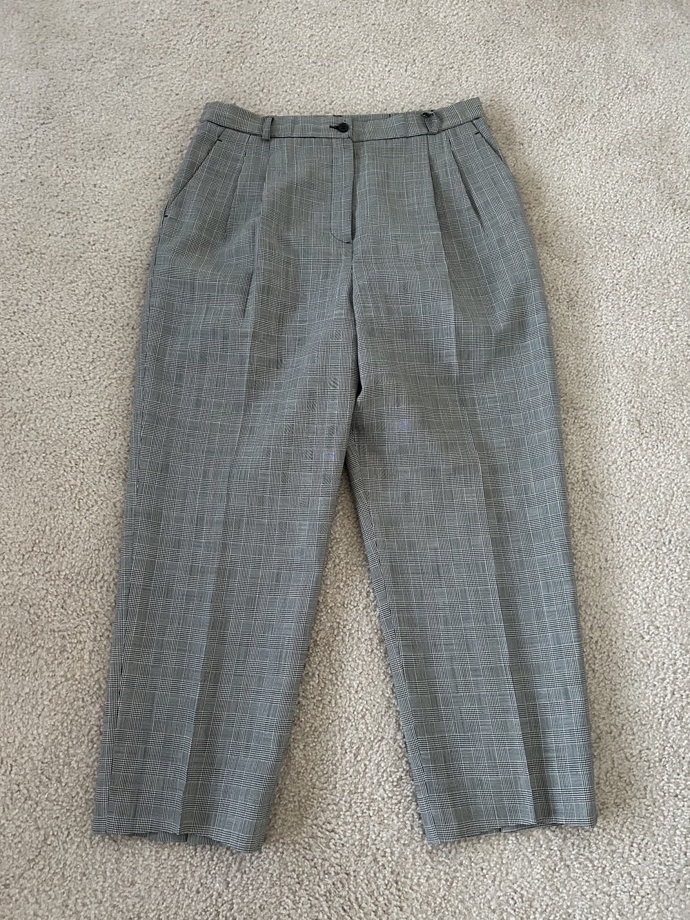 Pendleton Vintage 100% Virgin Wool Plaid Women’s Trousers Sz 14